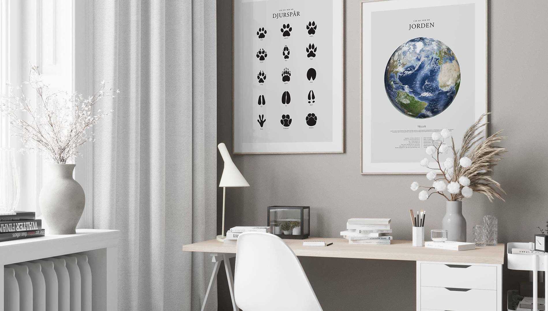 Design mit pädagogischen Motiven Poster
